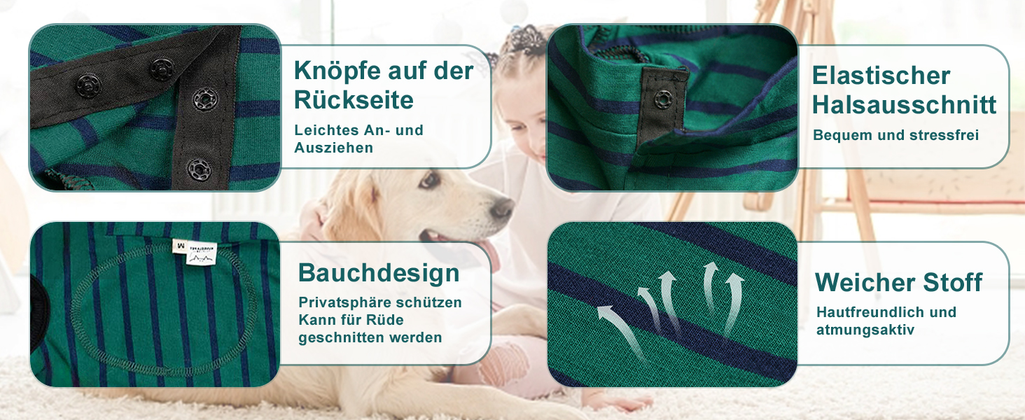 Тільце для собак після операції Kukaster: захист ран, для собак після кастрації, з отворами для лап, для собак з алергією, випаданням шерсті, після грумінгу, рожево-білий колір, розмір S