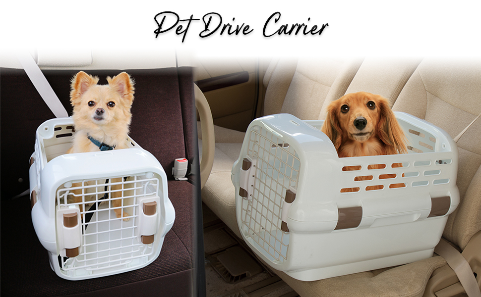 Пластиковий контейнер/кошик для котів Iris Ohyama PDPC-600, білий/коричневий, 59x37.5x37 см