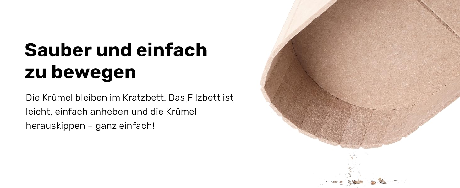 Кразберідка для котів FUKUMARU: диван з крафт-паперу, 61 см, з м'якими подушками, бежевий