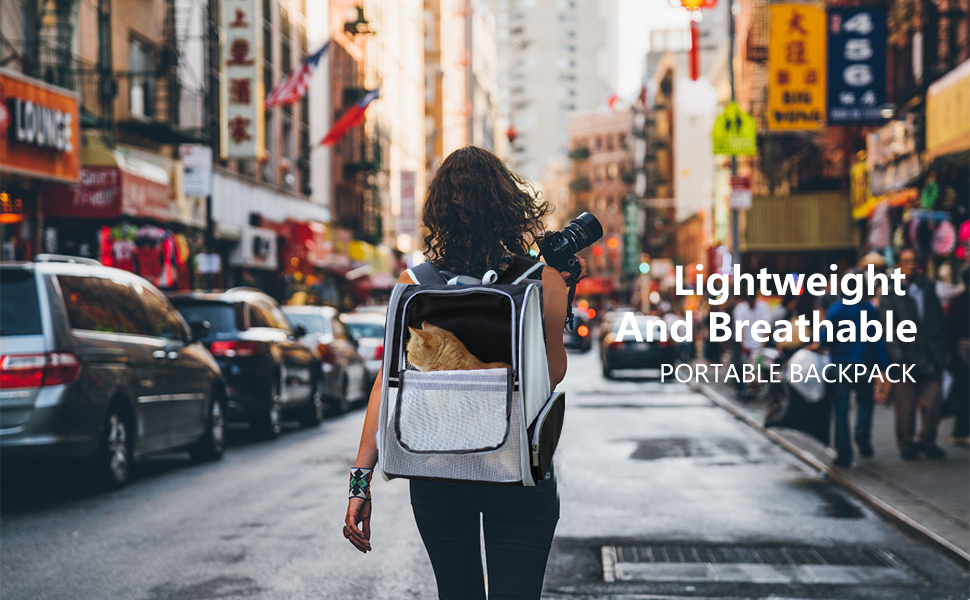 Рюкзак для собак та котів PETCUTE, рожевий, до 7 кг, дихаючий, складний, для подорожей, кемпінгу, схвалений авіакомпаніями