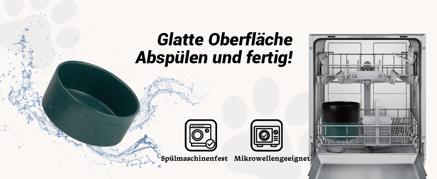 Набір мисок для собак на підставці: 2 миски з кераміки з нержавіючою підставкою, 850 мл, сірий колір. Ідеально для маленьких та середніх собак