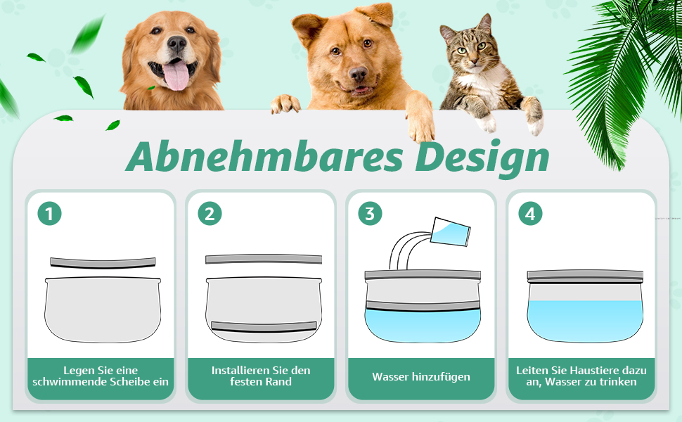 Миска для собак Loyala: велика, антипроливання, 4L, сіра