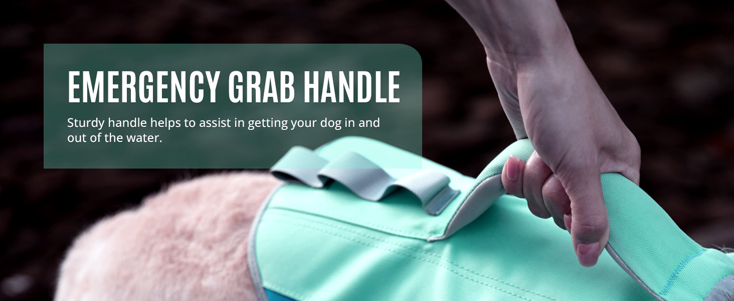 Спасальний жилет для собак ZLX Ripstop Blue L, для малих, середніх та великих собак, регульований, легкий, для плавання та водного відпочинку