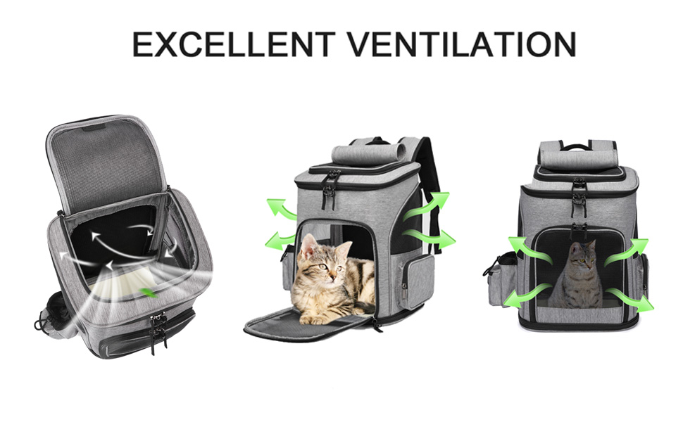 Рюкзак для собак, дихаючий, складаний, переноска для тварин, рюкзак-переноска для собак та котів