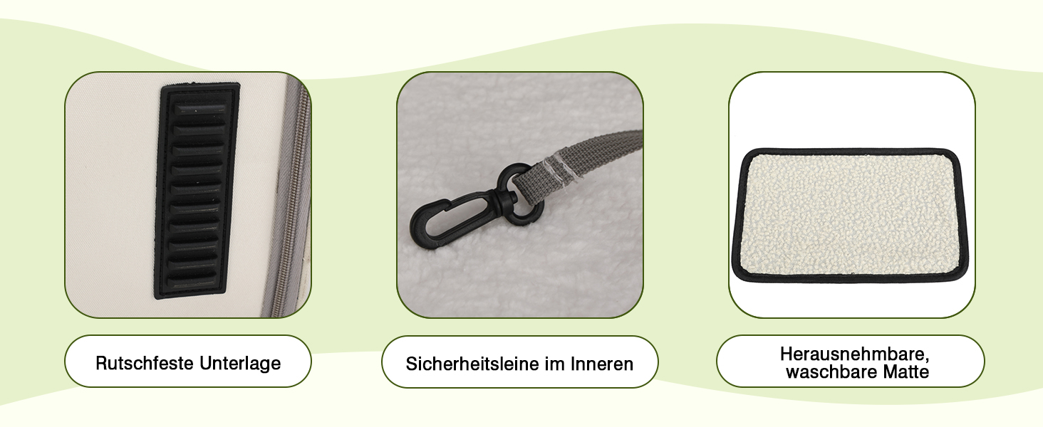Рюкзак для котів великих порід ALLSOPETS, складаний рюкзак для собак та котів, дихаюча переноска для подорожей, прогулянок та походів (димно-зелений)