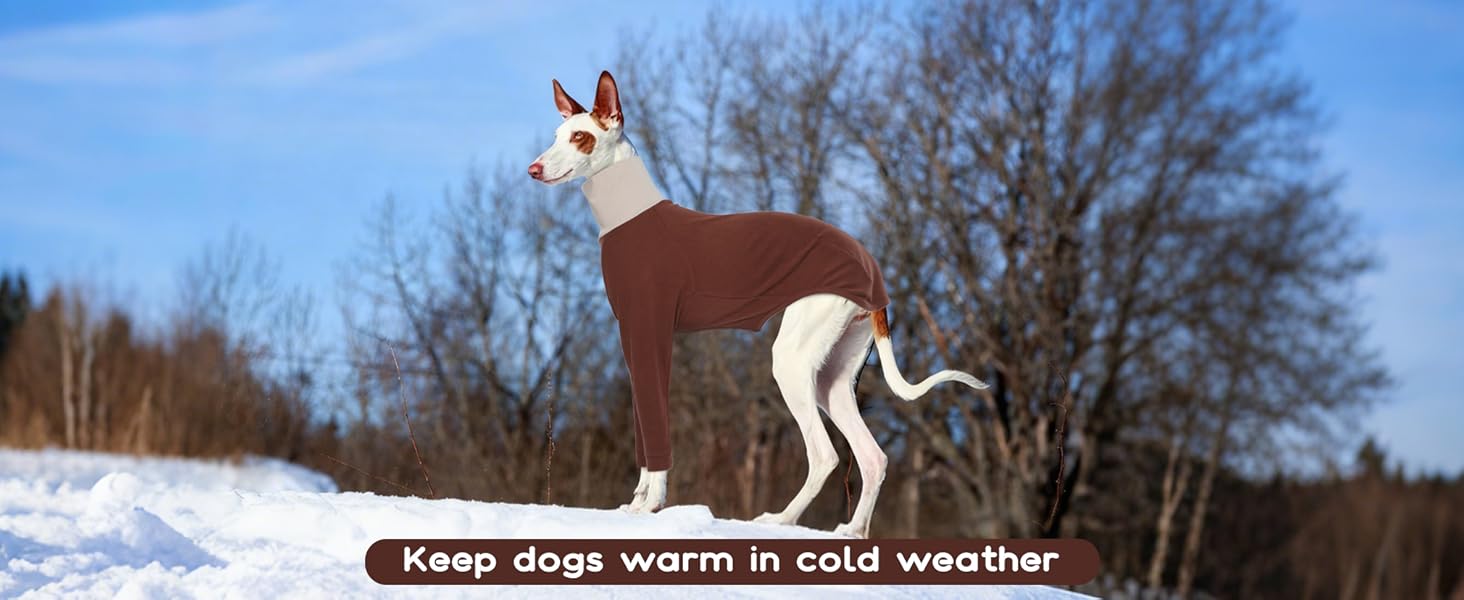 Теплий пуловер для віндхундів та віппотів (вайєт) з флісу, армійсько-зелений та коричневий кольори, розмір XL