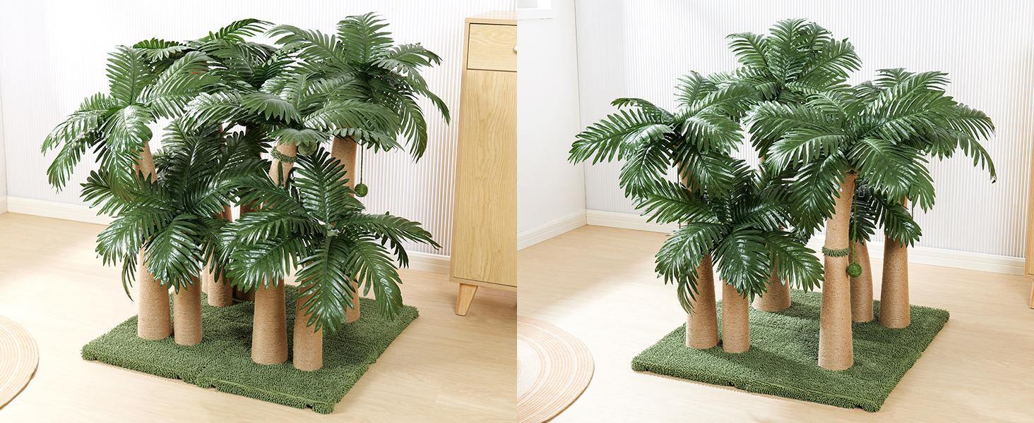 Котяча кігтеточка Furlogy, 92 см, з мотузкою та іграшками, для дому