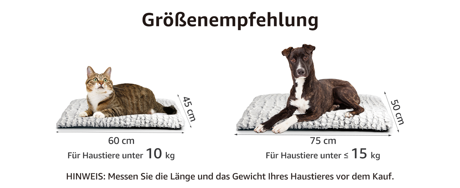 Самогріюча ковдра для котів, килим-грілка для тварин, 60x45 см, білий