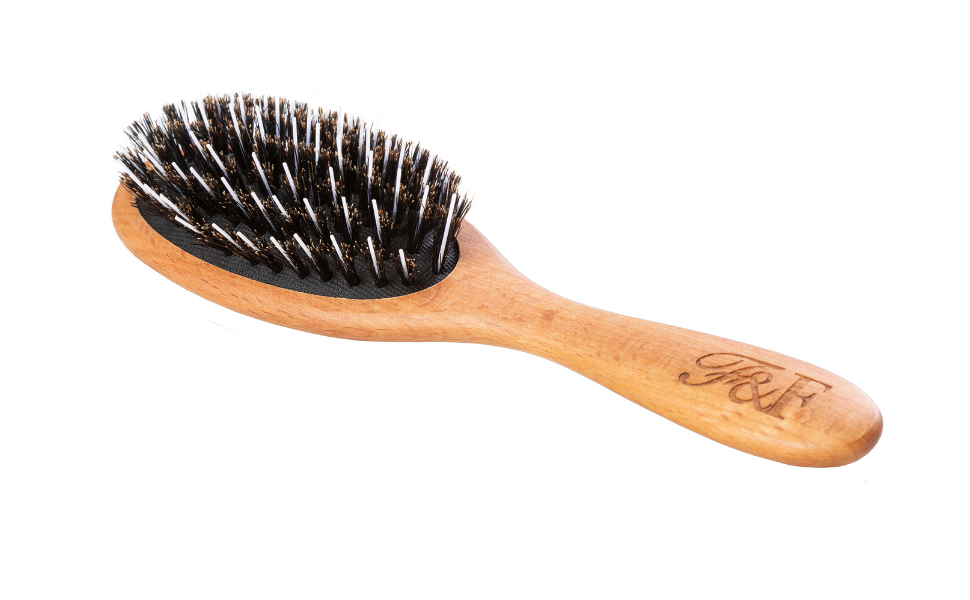 Щітка для собак Fritz & Frodewin Friedrich (маленька) | Преміум-щітка для собак з щетиною дикого кабана | Щітка для шерсті | Дерево з сертифікатом FSC | Ідеально для маленьких собак | 100% Made in Germany