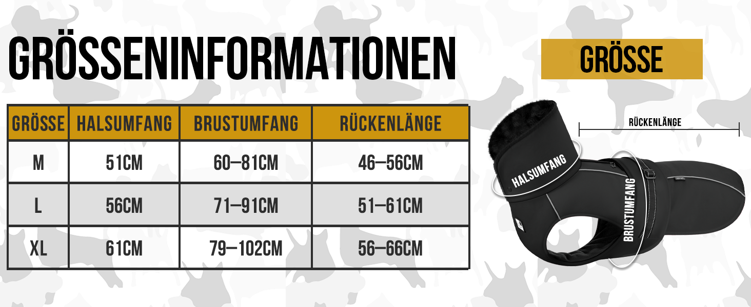 Водонепроникний собачий одяг OneTigris STORMWALL для великих собак, чорний, з флісовою підкладкою та регульованою довжиною, з відбиваючими елементами та коміром з хутра, для прогулянок на природі, розмір L (27-41 кг)