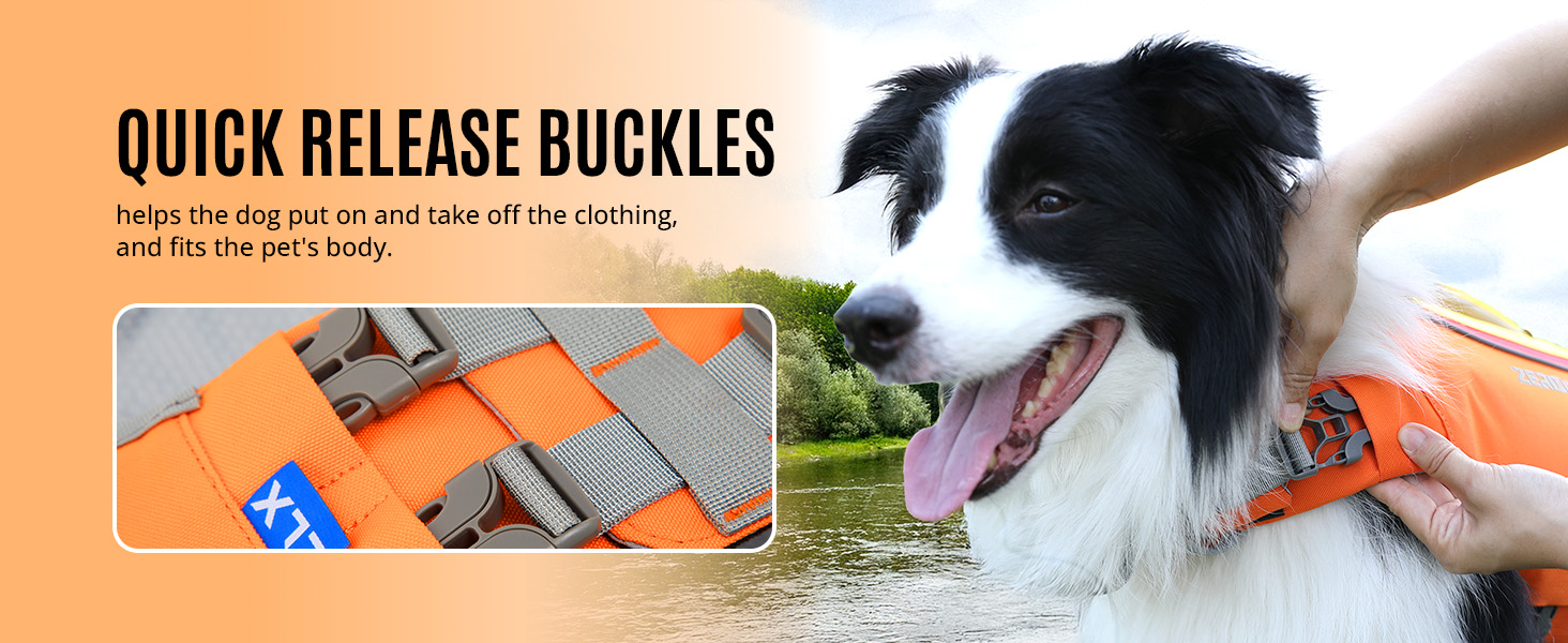 Жилет для собак - рятувальний жилет для великих собак, безпечний, регульований, для плавання та відпочинку на воді (жовто-помаранчевий, XL)
