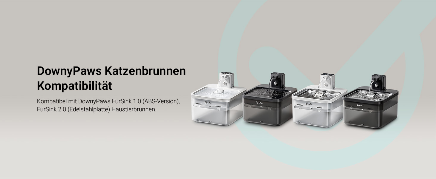 Фонтанчик для котів DownyPaws з нержавіючої сталі, бездротовий, з датчиком руху, 3л, тихий, легко миється (16 фільтрів)