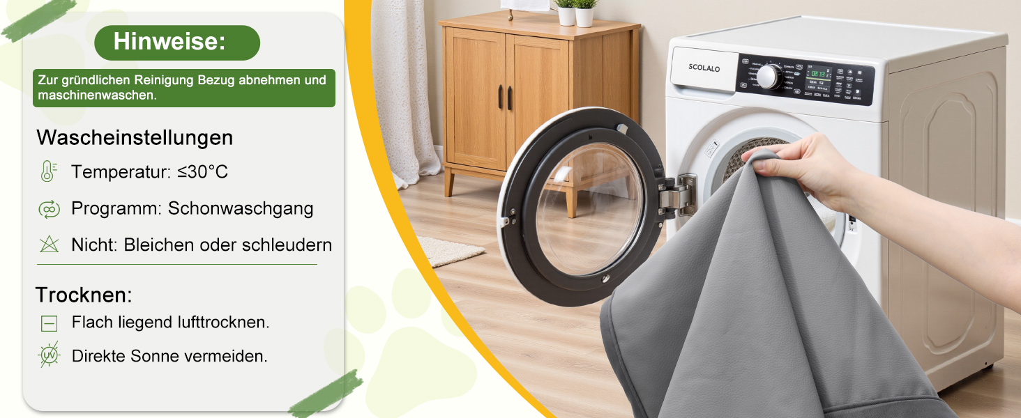 Ортопедичне ліжко для собак Favodormir, великі породи, 104x68 см, знімний чохол з екошкіри, комфортне та прохолодне для дому та вулиці, сірий колір