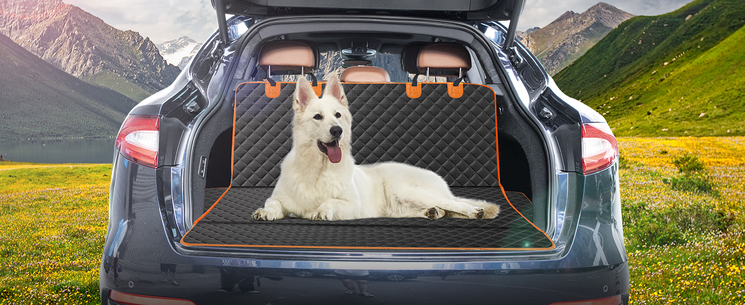 Автоматичний килимок для собак у машину JOEJOY, 137x120 см, чорний – захист заднього сидіння від бруду та подряпин