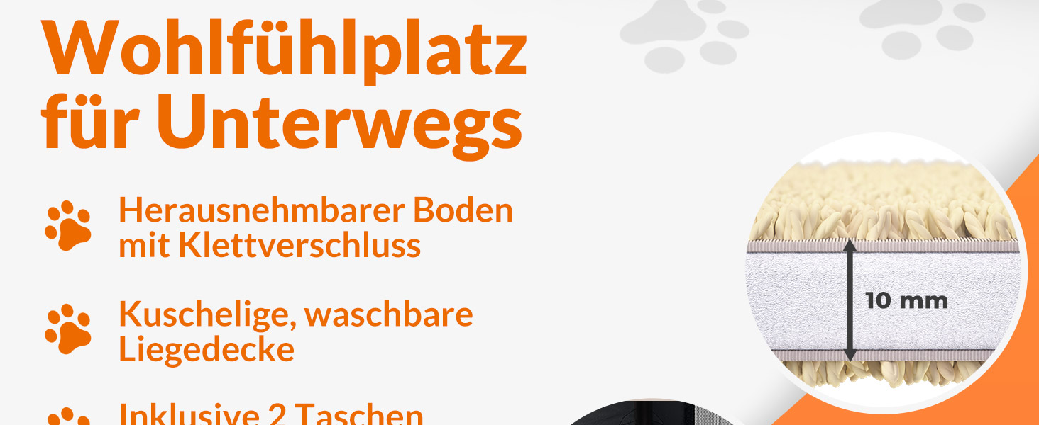 CADOCA® переносна будка для собак XXL, 90x60x66 см, сіра