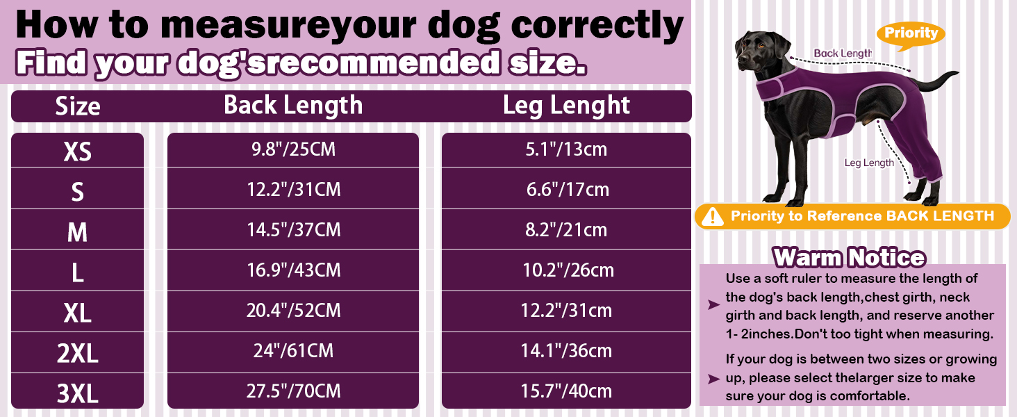 Комбінезон для собак після операції на ногах, захист від витікання, запобігає інфекціям, розмір XL, фіолетовий