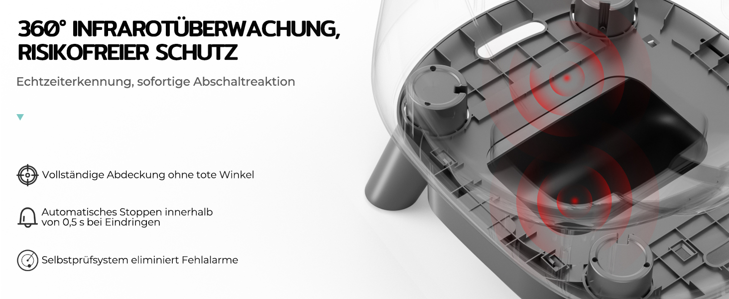 Автоматичний лоток для котів Cura X1: самоочищення, 80+8л, сенсори, контроль через додаток, для кількох котів