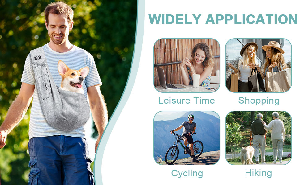 Сумка-переноска для собак, регульована, до 10 кг – зручна, для активного відпочинку з собаками та котами, для виїздів та прогулянок (чорна)