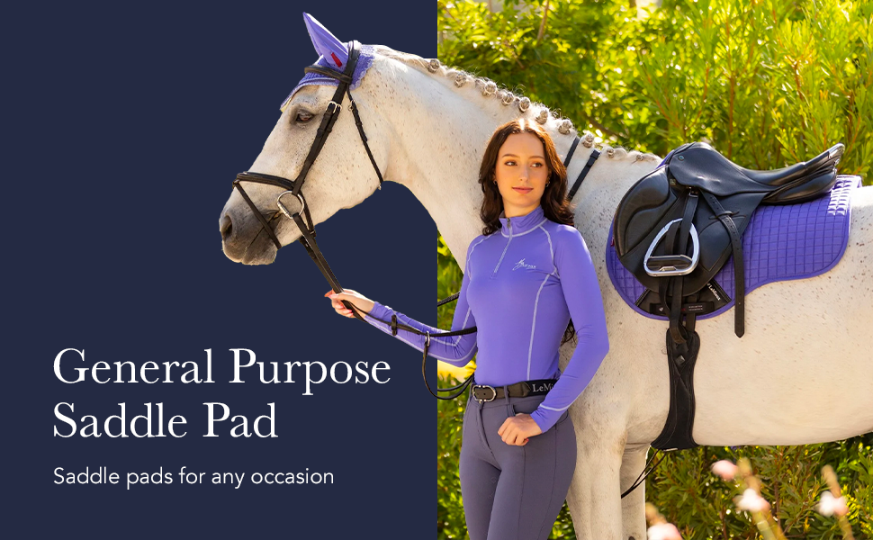 Підкладка для сідла LeMieux Prosport, велюрова шкіра, квадратна S/M, салатовий велюр