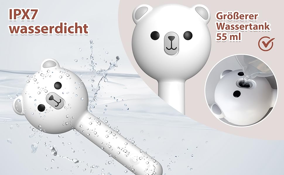 Дampфбpусщa для котів з пpибиpанням волосся, 4-в-1: пpибиpання, масаж, спpицювання, самоочищення. IPX7, білий колір.