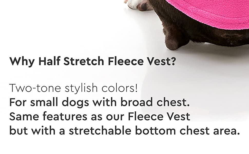 Тепла жилетка для собак GOOBY з флісу (Lila, X-Large, обхват грудей ~56 см)