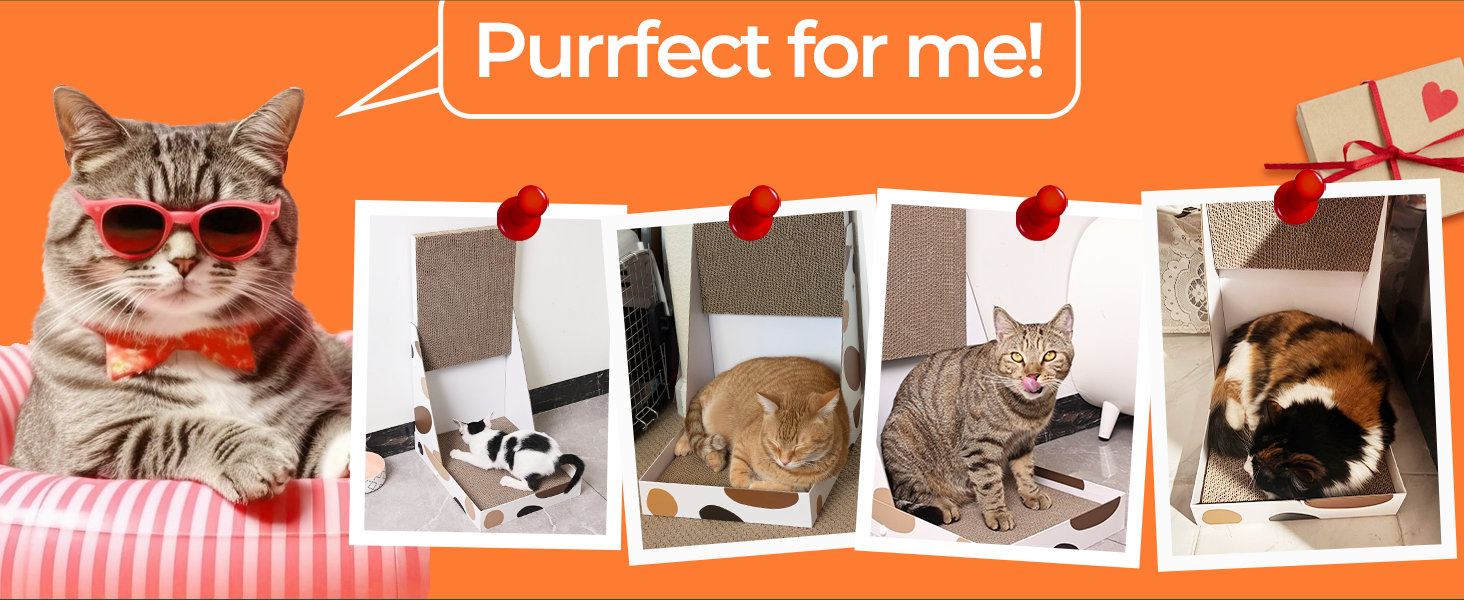 Котячий когтетопка ComSaf L-подібної форми, 64 см, з картону, для кішок, когтеточка, аксесуари для котів, когтеточки, котячі меблі