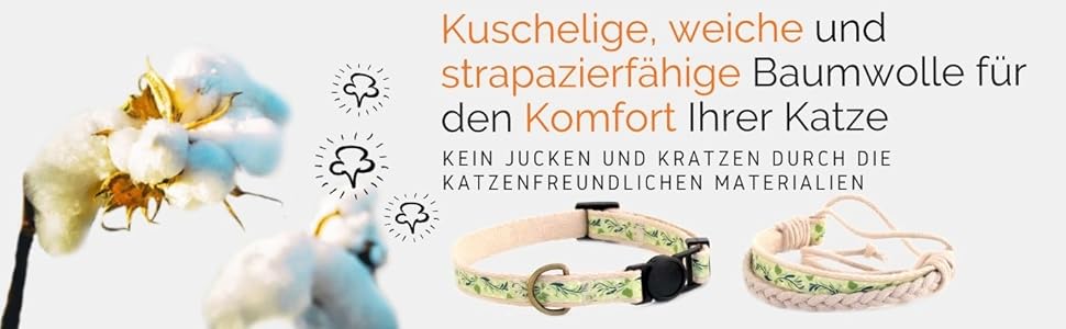 Набір нашийників для котів Pettsie та браслети дружби, безпечний дизайн з м'якої бавовни, D-подібне кільце для аксесуарів, регульований розмір 19-29 см, зелений