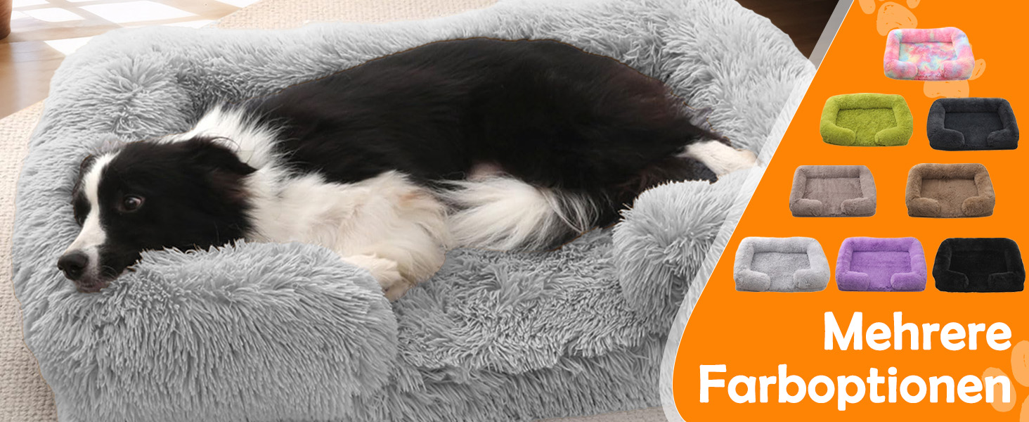 Ортопедичне ліжко для собак великих порід: тепле, неслизьке, стійке до укусів. Яйцеподібне поролонове ліжко-подушка для собак, знімний помпон, килимок для собак. Чудовий подарунок для любителів собак на зиму. Колір: сірий, розмір: L