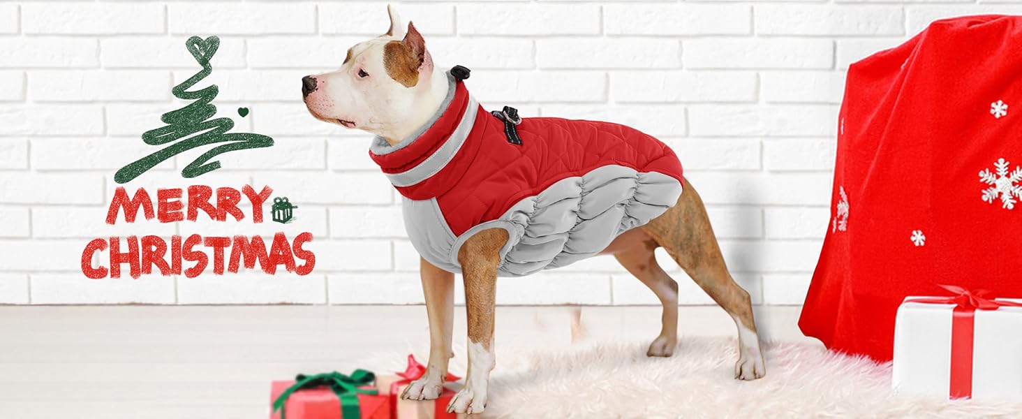 Водонепроникна куртка для собак AOFITEE, теплий зимовий одяг для маленьких собак, з отвором для шлейки, флісова куртка з коміром, світловідбиваюча, сіра, розмір S