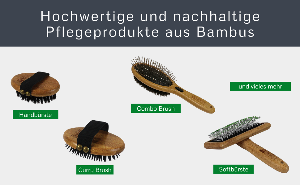 Щітка для грумінгу тварин BAMBOO GROOM Palm Brush: для собак та котів, з щетиною дикого кабана, для короткого та довгого волосся