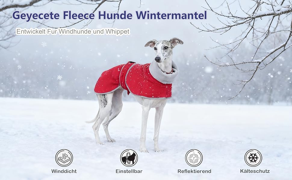 Теплий зимовий пуловер для собак породи Віндгорн (Грейхаунд, Вхіпет) з регульованим коміром, коричневий, L (довжина спини 61-64 см)