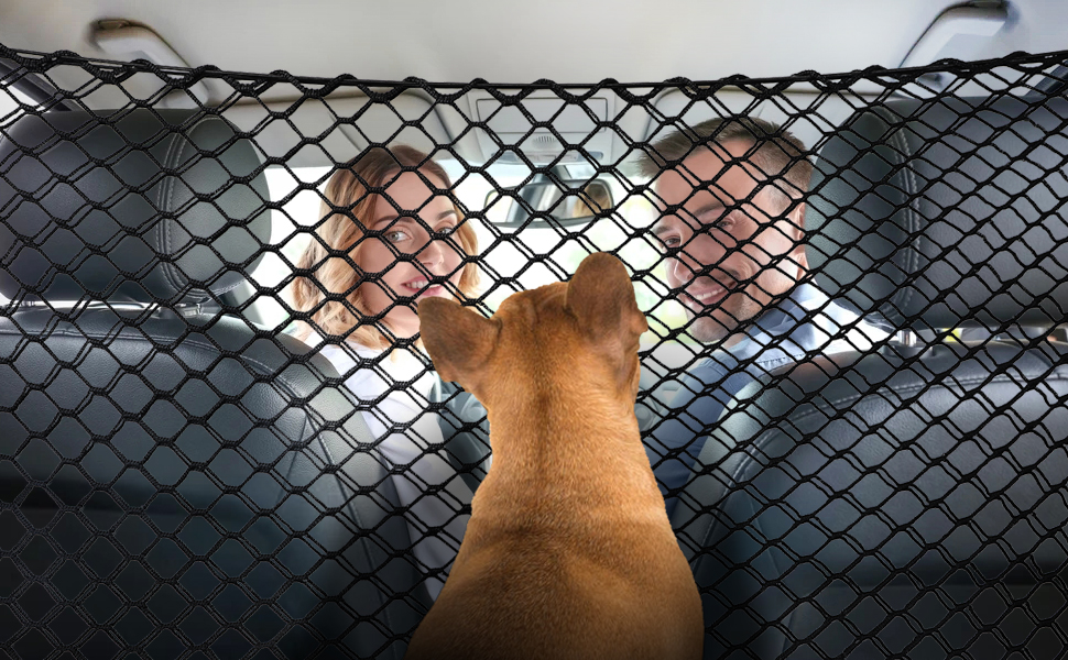 Сітчаста перегородка для тварин в авто, регульована, Oxford, 120x85 см