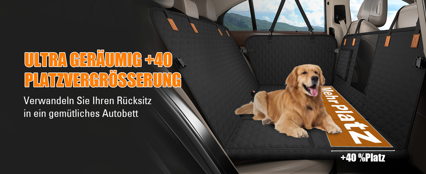 Захист для заднього сидіння автомобіля BMaoBBo: водовідштовхувальний, стійкий до подряпин, для SUV та сімейних авто (127x62 см)