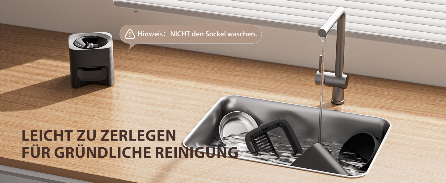 Автомат для годування котів та собак, 5л, чорний. Інтелектуальний диспенсер з програмуванням до 10 прийомів їжі на день