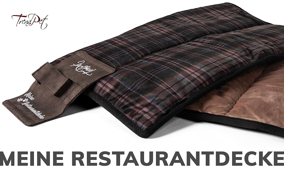 Туристичний килимок для собак і котів TrendPet Meine Restaurantdecke, 100x70 см
