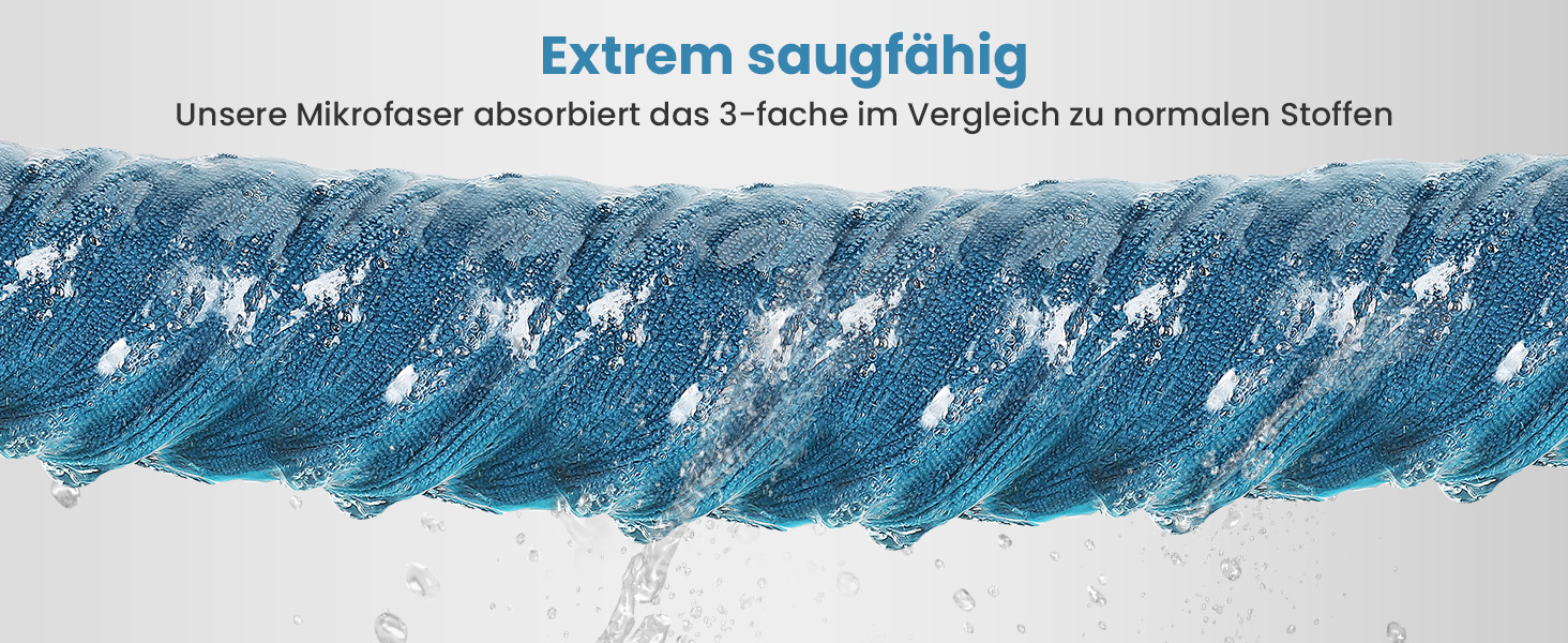 Рушник для собак PETTOM з мікрофібри, швидковисихаючий, бавовняний, супер вбираючий (L, блакитний)