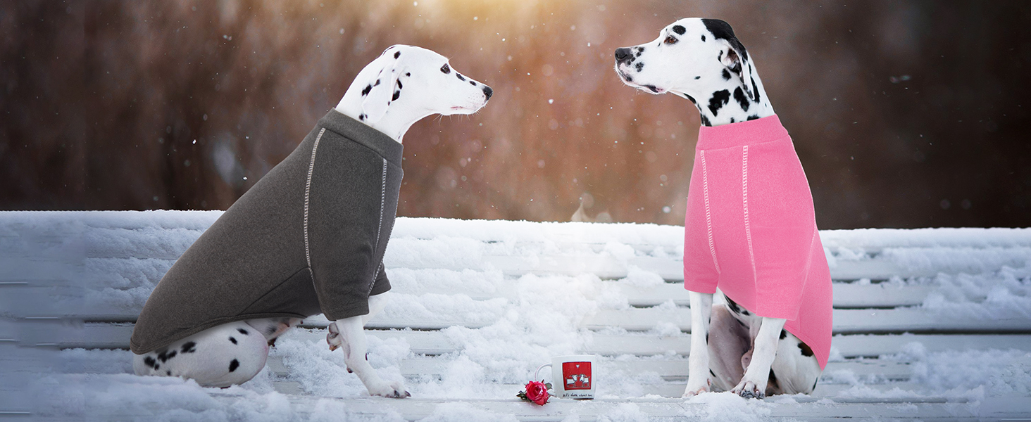 Теплий пуловер для собак IECOii з флісу, рожевий, 5XL (обхват грудей 93 см)