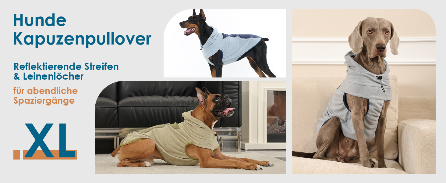 Теплий зимовий пуховик для собак Katzinst - теплий пуховик для собак з захистом живота, флісовий, для великих собак, зелений (2XL)