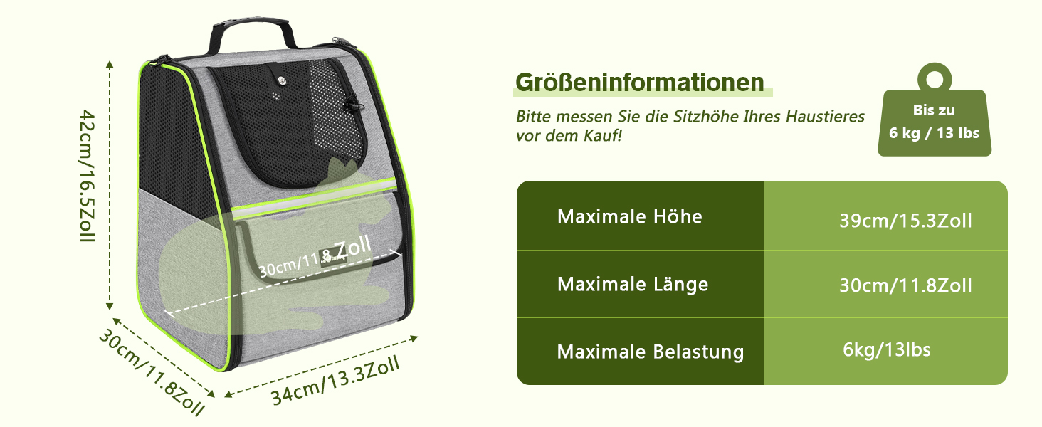 Рюкзак для кота Pecute з сітчастим вікном, чорний, до 6 кг