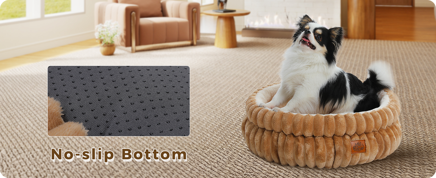 Килимок для кота PAWZ Road, м'який, круглий, сірий, 51x51x20 см