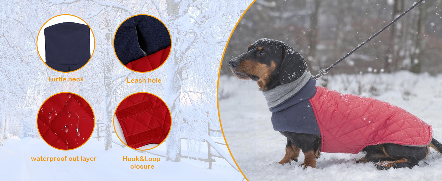 Теплий зимовий пуховик для такси, червоний, XL (довжина спини 46-49 см)