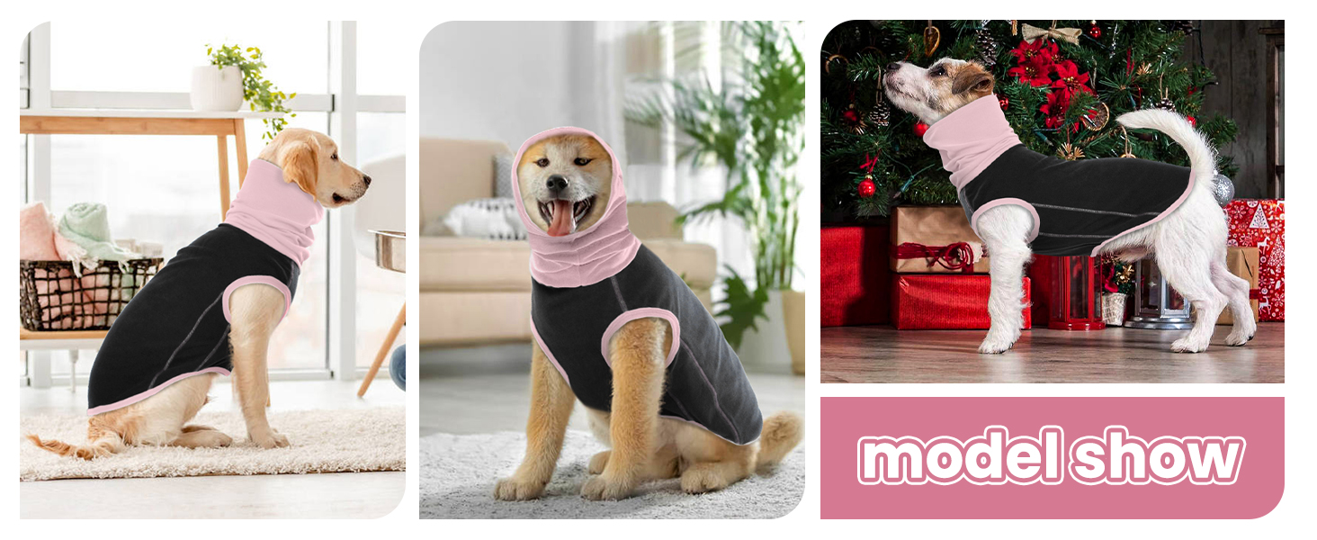 Теплий флісовий пуловер для собак MHaustlie для маленьких собак, рогатий, флісовий, теплий, легкий, сірий (XS)