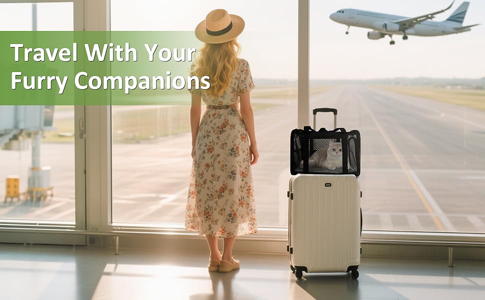 Транспортна сумка для кота/собаки, чорна. Складана переноска для тварин до 6 кг