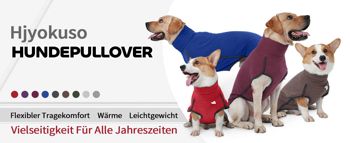 Теплий пуловер для собак, флісовий халат, зимовий халат для собак, пуловер для маленьких, середніх та великих собак - бордовий (S)