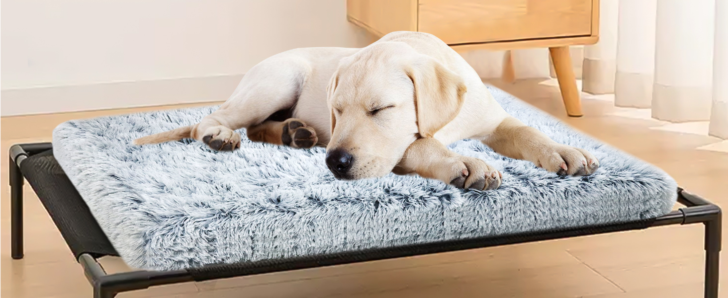 М'яке ортопедичне ліжко для собак DONWEI, 75x50x6 см, сірого кольору, знімний чохол, неслизьке, для клітки
