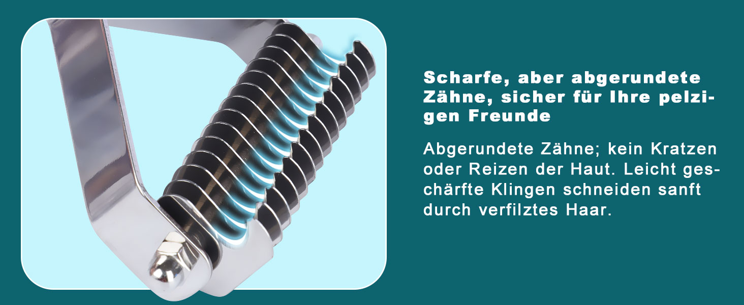 Тріммер для підшерстка Coat King, щітка для собак та котів, 14 лез, 184*62 мм