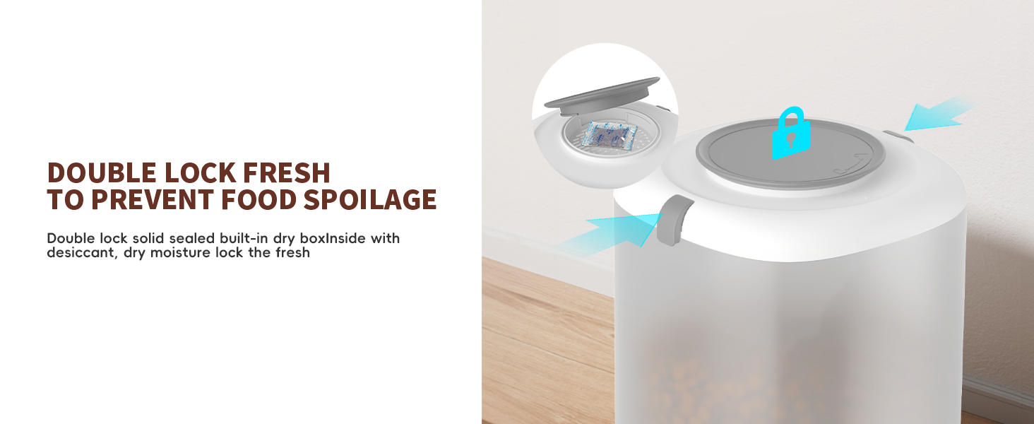 Автоматичний годівник для котів Romiromi з Wi-Fi, 4.5L, сталевий миска