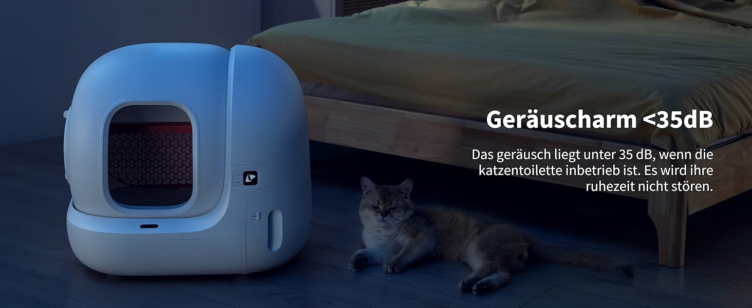 PETKIT Pura Max самоочищуюча лоток для котів, автоматичний лоток, з керуванням через додаток, великий об'єм 76л, для кількох котів, без розчину для очищення