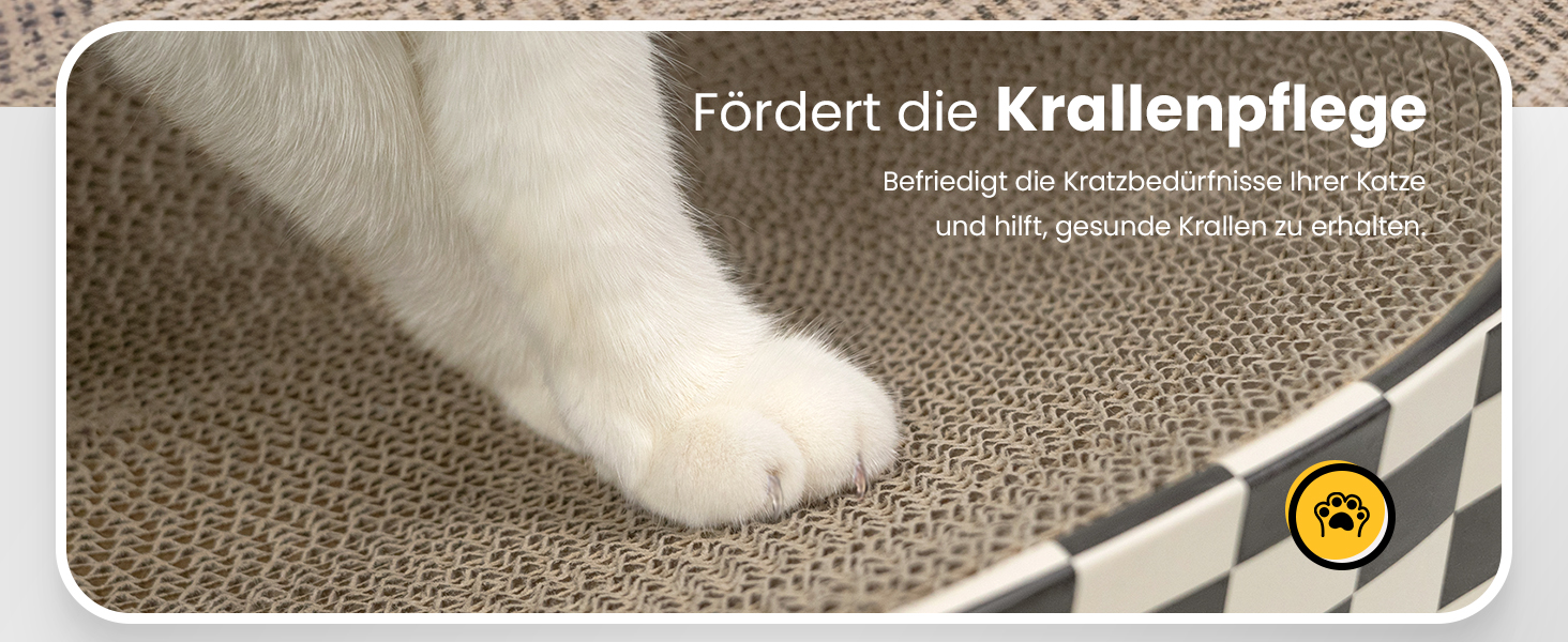 Кігтеточки для котів Conlun 2 в 1: овальні, з мискою та гніздом. З гофрокартону, для лежання та точіння кігтів. Розмір 43x33x10 см