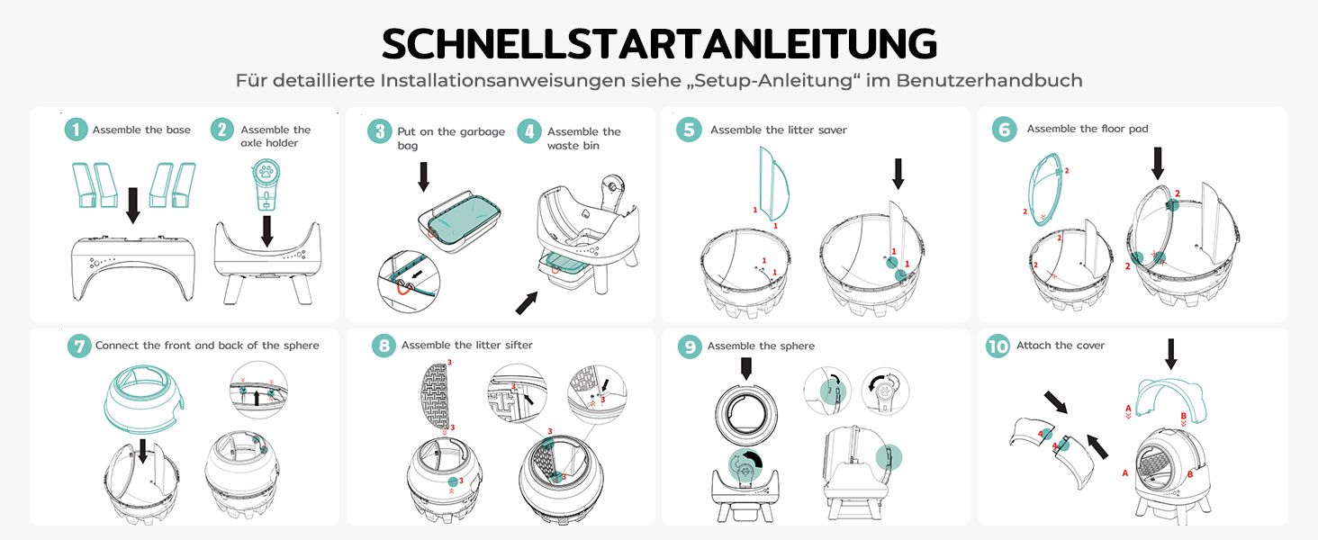 Автоматичний лоток для котів Cura X1: самоочищення, 80+8л, сенсори, контроль через додаток, для кількох котів